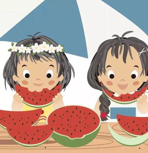 男女吃瓜头像动漫,趣味横生的视觉盛宴